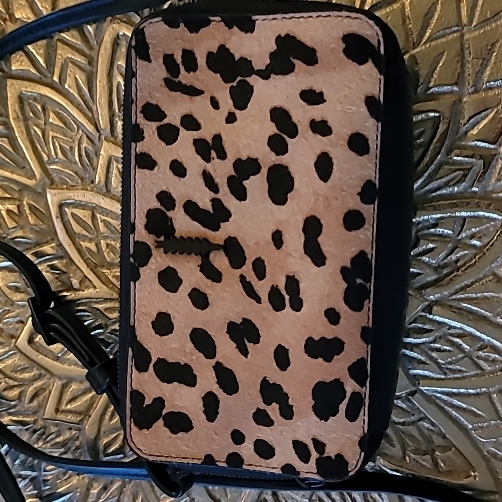 Thacker Callie Leopard Print Small Crossbody Bag - image 2